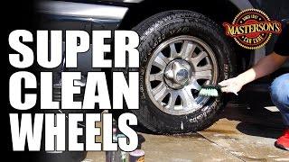 How To SUPER CLEAN Wheels & Tires - Masterson's Car Care - Auto Detailing