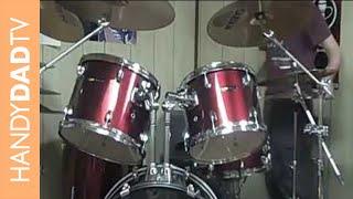 FAIL: Tom trips on his drum kit