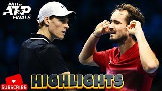 Jannik Sinner vs Daniil Medvedev Highlights | Nitto ATP Finals 2024