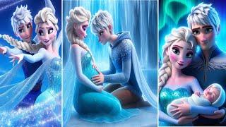  Elsa's journey to motherhood  | Disney princess happy ever after| fairytale Disney princess