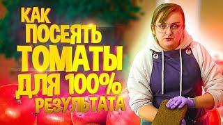 ПОСЕВ ТОМАТОВ. ПОДРОБНАЯ ИНСТРУКЦИЯ. 100 % РЕЗУЛЬТАТ