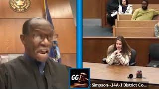 ENTITLED GIRL Gets SCHOOLED By Judge For Not Listening