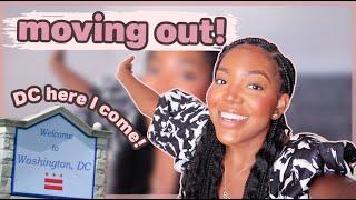 moving to dc! move in vlog  | beauty and brains