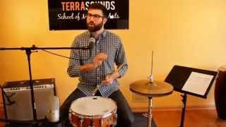 How to get a perfect Snare Drum Roll Lesson - Terra Sounds School of Music & Arts