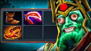 Overwhelming Blink + Desolator Wraith King 36Kills One Shot Damage Carry Dota 2