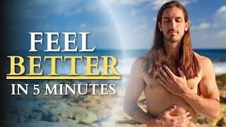 5 Minute Guided Breathwork to Feel Better Fast | Daily Mood Boost