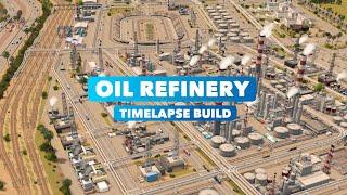 Build an Oil Refinery and make Incredible amounts of Dirty Oil Money in Cities: Skylines | No Mods