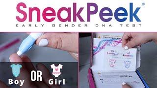 SNEAK PEEK Gender Reveal Test at 8 Weeks FULL REVIEW | Results Included!