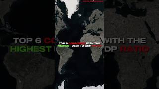 Countries With Highest Debt To GDP Ratio! #geography #economics #countries #gdp #debt #geopolitics