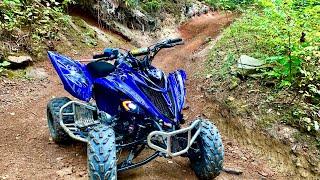 STOCK RAPTOR 700R TRAIL RIDING HATFIELD MCCOY (It is so good)