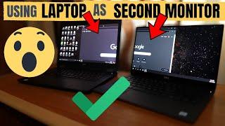 How to use a Laptop a Second Monitor