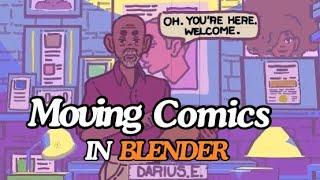 Making Moving Comics with Blender Grease Pencil