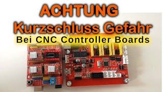 ArduinoUno + CNC Shield V3 & Cronos Maker (Clone) Problem !VORSICHT! | DIY CNC