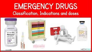 Emergency Drugs List: Classes, Uses and Dosages