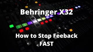 How to stop microphone feedback fast