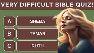 40 Hard Bible Trivia Questions And Answers (Multiple-Choice) - Do You Dare?