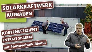 Photovoltaikanlage auf dem Flachdach montieren, und was bringt sie?