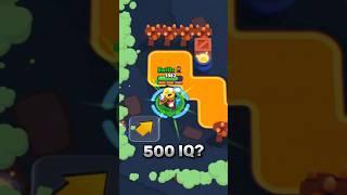 500 IQ Leon? #shorts #brawlstars