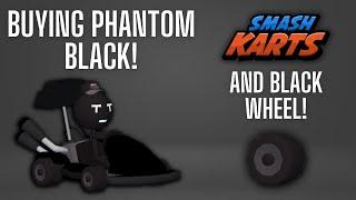 Buying the Phantom Black kart colour in Smash Karts!