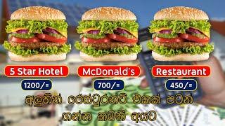 Reasons for same foods in different prices @ various places?