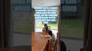 How connection at mealtimes can help your baby or toddler sleep better #shorts #baby #toddler #sleep