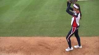 Cat Osterman - Slow Motion Warm UP video