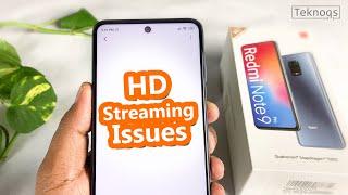 Redmi Note 9 Pro HD Streaming Issue Resolved | HD Video | HD Content | Teknoqs