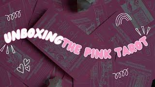 Unveiling the Magic: Pink Tarot Deck Unboxing!