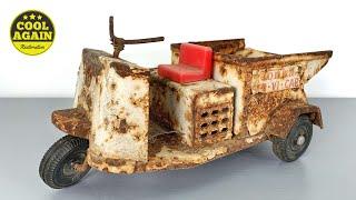 1960's Abandoned Tonka Ser-Vi-Car Toy Restoration