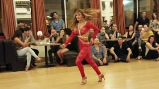 Jennifer Silvas 2nd Place Granada Female Salsa Solo Competition 2016 PRO-DIVISION