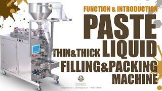 Liquid and paste filling and packing machine | Pneumatic sachet machine | How sachet machine works