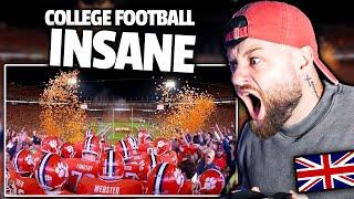 BRITISH GUY First Reaction to COLLEGE FOOTBALL ENTRANCES!