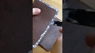 HANDMADE leather passport wallet #leather #leathercraft #wallet #travel #diy  #handmade