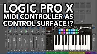 Setup ANY MIDI Controller as a DAW Mix Control Surface (LOGIC PRO X)