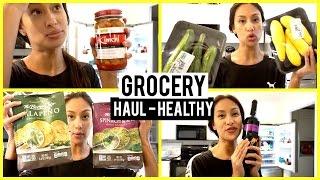 Healthy (kinda) Grocery HAUL!! How I EAT what I buy! Ideas for snacks!