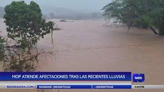 MOP atiende afectaciones tras las recientes lluvias