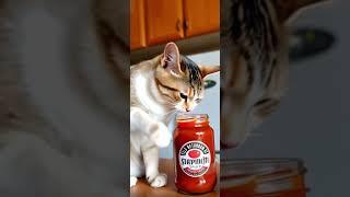 Cooking cat #chefcat #catcooking #chef #cat #meow #food #favorite #spaghetti