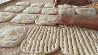 Baking Bread / homemade bread / Cooking Barbari Bread