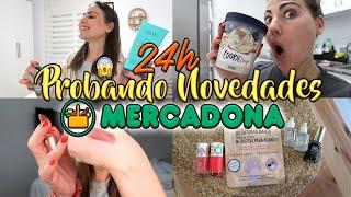 VLOG! 24H Probando NOVEDADES de MERCADONA Junio'24! Maquillaje,Cosmética,Comida! | Carla Wonderland