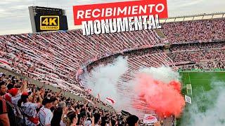  INCREÍBLE Recibimiento de River Plate ante Barracas | Monumental | 2024