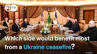 After talks in Saudi Arabia, Ukraine agreed to a US proposal for a ceasefire with Russia | DW News