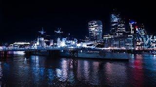 London Walk - Night walk from London City Hall to Millenium Bridge (Sony a7sII)