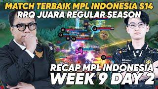 RRQ JUARA REGULAR SEASON !! ONIC MULAI KEMBALI KE PEFORMA TERBAIKNYA !! RECAP WEEK 9 !! #kelaskb