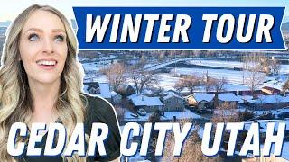 Cedar City Utah Winter Tour | Driving Through Cedar City Utah | Moving To Cedar City Utah