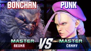 SF6 ▰ BONCHAN (Akuma) vs PUNK (Cammy) ▰ High Level Gameplay