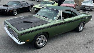 Test Drive 1969 Plymouth Barracuda V8 SOLD $30,900 Maple Motors #2737-1