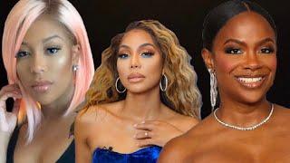 Tamar Braxton throwing ROCKS at K. Michelle & Kandi Burruss