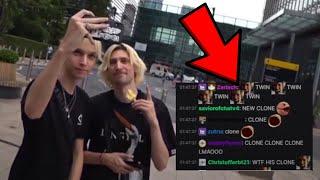 xQc finds his UK Clone in London