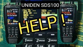 UNIDEN SDS100 - BASICS HELP