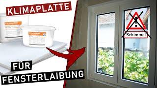 Kein SCHIMMEL mehr an Fensterlaibung | Kalziumsilikatplatten